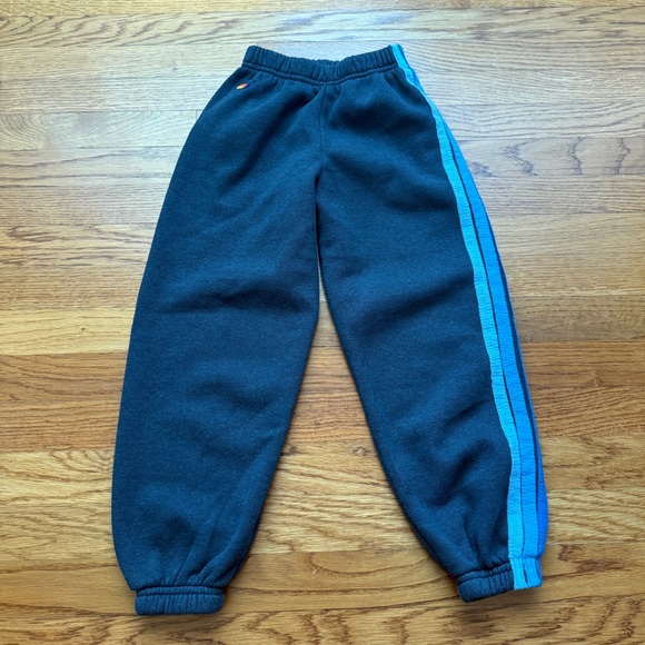 Aviator Nation blue rainbow stripe jacket and pants 4 - Picture 7 of 10